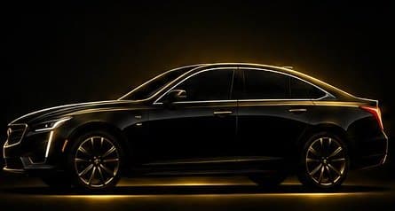 Black executive sedan